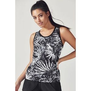 Fabletics Top Notch Black And White Morgan Tank